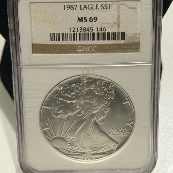 1987 Silver Eagle  MS 69 - Picture 1 of 2